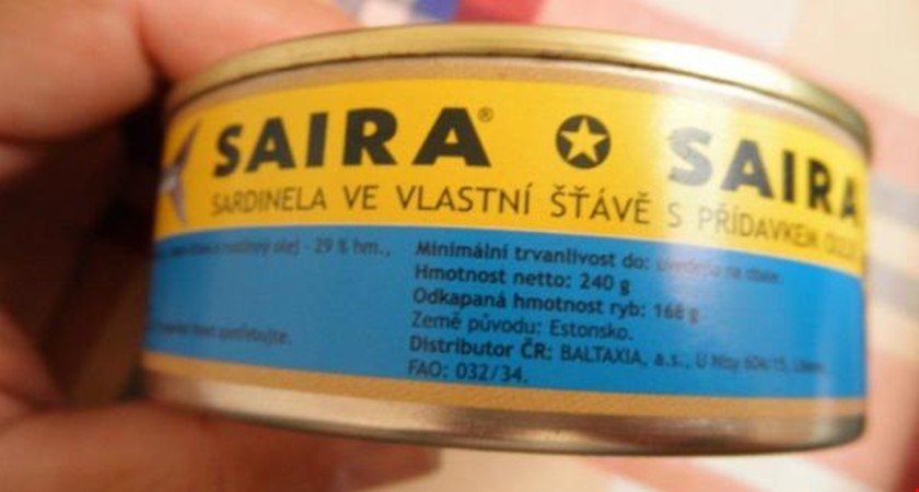 Nadlimitní množství histaminu v sardinkách